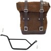 Unitgarage / ユニットガレージ Waxed suede Side Pannier + Subframe Bmw GS 850/1100/1150 e AD， ColoradoBrown | U002+1524DX-ColoradoBrown