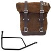 Unitgarage / ユニットガレージ Waxed Suede Side Pannier + Subframe R 1200 R， ColoradoBrown | U002+1421-ColoradoBrown