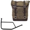Unitgarage / ユニットガレージ Waxed Suede Side Pannier + Subframe R 1200 R， MossGrey | U002+1421-MossGrey