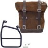 Unitgarage / ユニットガレージ Waxed Suede Side Pannier + Right Subframe Ducati Scrambler 1100， ColoradoBrown | U002+1010DX-ColoradoBrown