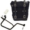 Unitgarage / ユニットガレージ Waxed Suede Side Pannier + Right Subframe Guzzi V7， JetBlack | U002+2213DX-JetBlack