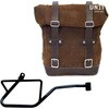 Unitgarage / ユニットガレージ Waxed Suede Side Pannier + Right Subframe Guzzi V7_850， ColoradoBrown | U002+2216DX-ColoradoBrown
