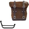 Unitgarage / ユニットガレージ Waxed Suede Side Pannier + Right Subframe Guzzi V85 TT， ColoradoBrown | U002+2251DX-ColoradoBrown