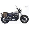 U002+2250DX-MossGrey Waxed Suede サイドパニアケース + 右 サブフレーム Guzzi V9 Bobber | U002-2250DX UnitGarage (ユニットガレージ) 64852964