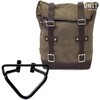Unitgarage / ユニットガレージ Waxed Suede Side Pannier + Right Subframe husqvarna 200 (2020 until now)， MossGrey | U002+3003DX-MossGrey