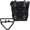 Unitgarage / ユニットガレージ Waxed Suede Side Pannier + Right Subframe husqvarna 401 (2020 until now)， JetBlack | U002+3004DX-JetBlack
