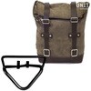 Unitgarage / ユニットガレージ Waxed Suede Side Pannier + Right Subframe husqvarna 401 (2020 until now)， MossGrey | U002+3004DX-MossGrey