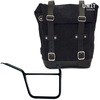 Unitgarage / ユニットガレージ Waxed Suede Side Pannier + Right Subframe Pan America 1250， JetBlack | U002+3304DX-JetBlack