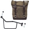 Unitgarage / ユニットガレージ Waxed Suede Side Pannier + Right Subframe R 1200 R LC， MossGrey | U002+2101DX-MossGrey