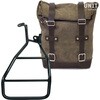 Unitgarage / ユニットガレージ Waxed Suede Side Pannier + Right Subframe Sportster S 1250， MossGrey | U002+3320DX-MossGrey