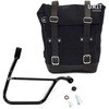 Unitgarage / ユニットガレージ Waxed Suede Side Pannier + Right Subframe Triumph Street 900 Series (2017 until now)， JetBlack | U002+1013DX-JetBlack