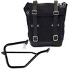 Unitgarage / ユニットガレージ Waxed Suede Side Pannier + Right Subframe Yamaha， JetBlack | U002+2504DX-JetBlack