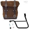 Unitgarage / ユニットガレージ Waxed Suede Side Pannier + Left Subframe Triumph Street 900 Series (2017 until now)， ColoradoBrown | U002+1013SX-ColoradoBrown