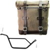 Unitgarage / ユニットガレージ Waxed suede side pannier Scram 22L-30L + Right subframe Bmw GS 850/1100/1150 e AD， MossGrey | U202+1524DX-MossGrey