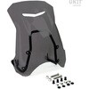 Unitgarage / ユニットガレージ Windshield with GPS support for nineT Scrambler-Pure， Dark smoke | 2035-Dark-smoke