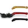 CNC Racing / シーエヌシーレーシング Clutch lever - long folding model 190 mm， Red | LCF49R