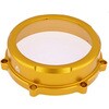 CNC Racing Clear cover Ducati dry clutch， Gold | CA400G