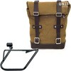 Unitgarage / ユニットガレージ Side Pannier Canvas + Right Subframe BMW CE 04， Beige/Brown | U001+3700DX-Beige-Brown