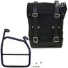 Unitgarage / ユニットガレージ Side pannier Canvas + right subframe Ducati Scrambler 1100， Black/Black | U001+1010DX_Black-Black