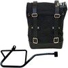 Unitgarage / ユニットガレージ Side Pannier Canvas + Right Subframe Guzzi V7_850， Black/Black | U001+2216DX-Black-Black