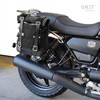 U001+2216DX-Black-Brown �T�C�h�p�j�A�P�[�X Canvas + �E �T�u�t���[�� Guzzi V7_850 | U001-2216DX UnitGarage (���j�b�g�K���[�W) 64923129