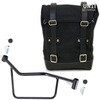Unitgarage / ユニットガレージ Side Pannier Canvas + Right Subframe R 1200 R LC， Black/Black | U001+2101DX-Black-Black