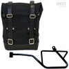 Unitgarage / ユニットガレージ Side Pannier Canvas + Left Subframe Guzzi V7_850， Black/Black | U001+2216SX-Black-Black