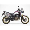 チタン スリップオン + カーボンエンドキャップ HONDA アフリカツイン (2016-2019) ZARD (ザード)