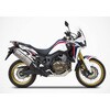 チタン レーシング スリップオン + カーボンエンドキャップ HONDA アフリカツイン (2016-2019) ZARD (ザード)