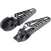 CNC Racing Folding passenger footpegs Ducati XDiavel/Diavel - bicolor， Black/Silver | PEP04BS