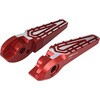 CNC Racing Folding passenger footpegs Ducati XDiavel/Diavel - bicolor， Red/Silver | PEP04RS