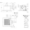 VD-15ZLX14-CS 24時間換気機能付ダクト用換気扇 / 低騒音形(クールホワイト) 三菱電機 65083675