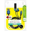 UKJ-ELMC1M BL 【+ECO】3in1マルチケーブル エアージェイ 65098269