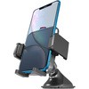 スマホスタンド 車載ホルダー ゲル吸盤タイプ ブラック エレコム