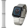AW-44BDSS1SV �A�b�v���E�H�b�` Apple Watch �o���h SE 6 5 4 (44mm) SE 3 2 1 (42mm) �X�e�����X �G���R�� 65123583