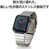 AW-44BDSS1SV �A�b�v���E�H�b�` Apple Watch �o���h SE 6 5 4 (44mm) SE 3 2 1 (42mm) �X�e�����X �G���R�� 65123583