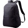 リュック バックパック 21L 撥水加工 14インチノートPC 収納可 USBポート付 ビジネスリュック エレコム