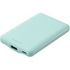 DE-C45-5000GN モバイルバッテリー 5000mAh 軽量 小型 最大15W 入出力(Type-C×1) 出力(USB-A×1) C-Aケーブル付属 エレコム 65133454