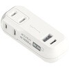 電源タップAC2-C+A-PD20W 収納プラグ リバーシブル 自動識別 カシムラ