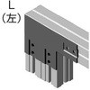 Alframe(アルフレーム)25mmアルミフレーム用補強金具 LL型 ADF