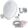 BSアンテナ BS・110度CSアンテナセット 45形 【アンテナ本体+レベルインジケーター+ベランダ用取付金具+同軸ケーブル+設置用スパナ】 2K 4K 8K(3224MHz)対応 DXアンテナ