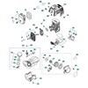T155182170 ゼノア エンジン刈払機 BCZ300ST-EZ 部品 Covers and fuel tank ゼノア 65182470