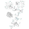 595526911 ゼノア エンジンチェーンソー GZ3750 部品 Carburetor and fuel supply group ゼノア 65206814