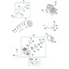 335071131 ゼノア エンジンチェーンソー GZ3750 部品 Flywheel， ignition， and starter group ゼノア 65207250