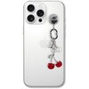 566-3003-A01 PHONE CHARMS WITH ADHESIVE HOOK RED CHERRY Sonix 65235935