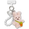 PHONE WRISTLET WITH PLUSH ANIMAL BUNNY