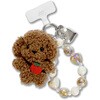 PHONE WRISTLET WITH PLUSH ANIMAL PUPPY