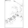 ゼノア エンジンチェーンソー GZ381 部品 キャブレタおよびエアフィルター ゼノア