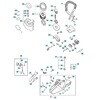 262233105 ゼノア エンジンチェーンソー根切機 RC6200P 部品 ハンドル ゼノア 65304157