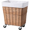 WILLOW LAUNDRY BASKET With CASTER 34L BRID